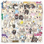 50 pices mignon inoue toro autocollants dessin anim chat meme autocollant drle graffiti dcalcomanies ...
