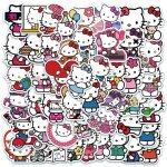 50 pièces sanrio série hello kitty kuromi autocollants mignon multi - usages autocollants imperméable ... 50 pièces sanrio série hello kitty kuromi autocollants mignon multi - usages autocollants imperméable ...
