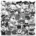 50 pièces sanrio série hello kitty kuromi autocollants mignon multi - usages autocollants imperméable ... 50 pièces sanrio série hello kitty kuromi autocollants mignon multi - usages autocollants imperméable ...