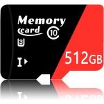 512 go tf carte + adaptateur pour smartphones drones, micro carte avec a2 performance app, uhs - i, u3, ...