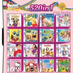 520 fr 1 - cartouches de jeux vid�o, compilation, tout en 1 pour nintendo ds, 3ds, 2ds, carte pour console ...