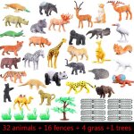 53 pièces / ensemble enfants animaux jouets en plastique pvc modèle de la simulation animal sauvage zoo ... 53 pièces / ensemble enfants animaux jouets en plastique pvc modèle de la simulation animal sauvage zoo ...