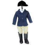 5pcs vêtements et accessoires de poupée, teamson kids, bleu 5pcs vêtements et accessoires de poupée, teamson kids, bleu