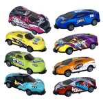 6 - 8pcs saut d'obstacle jouet voiture tirez vhicules alliage tirer catapulte voiture 360 flip voiture ...