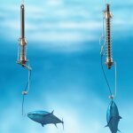 6 nouveaux types de leurres de p�che, crochet de p�che automatique, portable, pleine vitesse, haute elasticit� ...