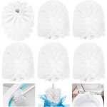 6 pcs tte brosse toilettes en plastique tte de rechange brosse wc 7. 5 * 6cm brosses de toilette de ...