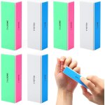 6 pi�ces bloc polissoir ongles, polissoir a ongle 4 faces, nail file buffer ongles�limine les stries ...