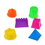 6 pi�ces / ensemble portable de ch�teaux de sable argile moule mise pyramide plage de sable enfant kid ...