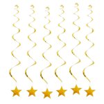 6 pièces joyeux anniversaire etoile spirale pendentif plafond suspendus guirlande pvc tourbillon bannière ... 6 pièces joyeux anniversaire etoile spirale pendentif plafond suspendus guirlande pvc tourbillon bannière ...
