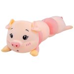 60 cm creative doux mignon chiot cochon en peluche jouet poup�e longue bande oreiller enfants dormir ...