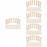 60 pcs miniature jardin cl?ture en bois cl?ture bordure, jouet 3 4 5 6 7 + 8 ans gar?on fille cadeau ...