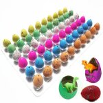 60 pi�ces / bo�te magique eau a couver gonflage croissant dinosaure oeufs jouet pour enfants cadeau enfant ...