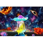 60cmx40cm - nappe de tarot arbre de vie, polymres, constellation, ination, autel, gril, fournitures ...
