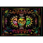 60cmx40cm - nappe de tarot arbre de vie, polymres, constellation, ination, autel, gril, fournitures ...