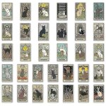 62pcs cartoon tarot cartes graffiti sticker dcoration valise diy thin sticker
