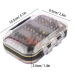 64 pices mouches de pche  la mouche kit de leurre de poisson  la mouche quipement de pche  la ...