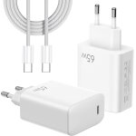 65w usb - c charger power supply with fast charging, gan technology, compatible with dji neo / mini 4 ...