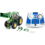 Set tracteur tlcommand john deere 7310r avec chargeur frontal siku 6795 - bluetooth - 1:32 - contrlable ...