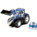 6798, tracteur new holland t7, 315 avec chargeur frontal, bleu, métal / plastique, 1:32, télécommandé, ... 6798, tracteur new holland t7, 315 avec chargeur frontal, bleu, métal / plastique, 1:32, télécommandé, ...