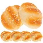 6pcs pu rouleau de sésame pain modèle simulation pain jouet photo accessoires maison gâteau décor 6pcs pu rouleau de sésame pain modèle simulation pain jouet photo accessoires maison gâteau décor