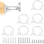 6pcs sangles anti - basculement de s�curit� pour meubles m�tal, kit ancrages d'ancrages muraux pour meubles ...