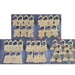 7 pcs bb placard taille diviseur en bois bb placard organisateurs du nouveau - n a 24