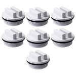 7 pices sries bouchons de vidange filtre d'hivernage filets 3, 8 cm avec joint torique pour l'hivernage ...