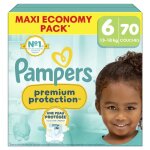 70 couches pampers premium protection, taille 6
