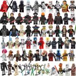 72 pi�ces - sets de figurines mini star wars - soldats de l'empire - figurines de la guerre des clones ...