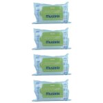 77393 mustela lingettes nettoyantes a l'avocat lot de 4 x 70 lingettes
