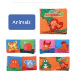 8 / 10pages b�b� hochets mobiles jouet animal doux livre en tissu nouveau - n� poussette suspendu jouet ...