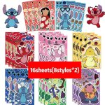 8 / 16 feuilles enfants bricolage puzzle autocollants disney micke faire un visage drôle assembler puzzle ... 8 / 16 feuilles enfants bricolage puzzle autocollants disney micke faire un visage drôle assembler puzzle ...