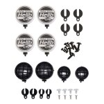 8 abat - jour rond pour voiture radiocommande, couverture de lumire pour 1:10 rc chenille axiale scx10 ...