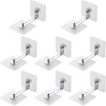 8 pcs furniture security anchor, anti - tip anchors kit for baby and animal protection furniture metal ...