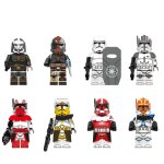 8 pi�ces de jouets de construction, le commandant de science - fiction d�truit les figurines de soldats ...