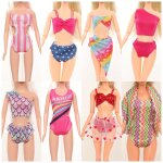 8 pices poupe maillot de bain et plage maillot de bain bikini costume natation jouet changement