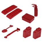 8 pièces séries simulation pelle echelle de sable réservoir de carburant extincteur pour mn d90 mn99s ... 8 pièces séries simulation pelle echelle de sable réservoir de carburant extincteur pour mn d90 mn99s ...
