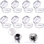 8 pices transparent cache - boutons de cuisinire a gaz, couverture de bouton de cuisinire de gaz, ...