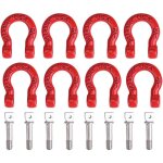 8pcs boucle de remorque pour maquette voiture rc, manille de remorquage en métal verrouillage de secours ... 8pcs boucle de remorque pour maquette voiture rc, manille de remorquage en métal verrouillage de secours ...