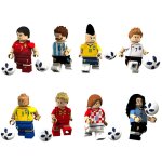 8pcs xp013 - 020 jouets de bloc de construction de l'�quipe de football de la coupe du monde