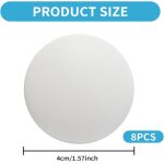 8pièces butée de porte murale, protection mur poignee tampon bloc mural silicone amortisseur protege ... 8pièces butée de porte murale, protection mur poignee tampon bloc mural silicone amortisseur protege ...