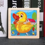 9 canards - puzzle 3d en bois pour enfants, 9 pièces, jouets de taille mini, dessin animé, circulation ... 9 canards - puzzle 3d en bois pour enfants, 9 pièces, jouets de taille mini, dessin animé, circulation ...
