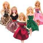9 pices 30cm changer vtements de poupe mode costume robe robe