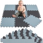 9 pices tapis de sol bb ds le premier mois - 30x30 cm dalles en mousse eva - surface de jeu douce ...