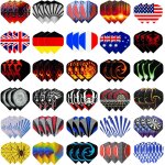 90 pcs ailettes pour flchettes, ailettes de flchettes standard en pet, lot de extra epais durables ...