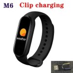 A01 - black m6 - montre connectée m6, moniteur'activité physique, podomètre, moniteur de fréquence cardiaque ... A01 - black m6 - montre connectée m6, moniteur'activité physique, podomètre, moniteur de fréquence cardiaque ...