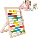 Abacus mathématique, enfant abacus jeu avec 100 perles, abaque en bois, boulier règle a calcul, pour ... Abacus mathématique, enfant abacus jeu avec 100 perles, abaque en bois, boulier règle a calcul, pour ...