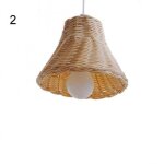 Abat - jour nordique en rotin tressé, housse de lampe de plafond artisanale, décoration pour chambre ... Abat - jour nordique en rotin tressé, housse de lampe de plafond artisanale, décoration pour chambre ...