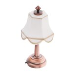 Abat - jour parapluie miniature pour maison de poupée, modèle de lampe de bureau en jouet Abat - jour parapluie miniature pour maison de poupée, modèle de lampe de bureau en jouet