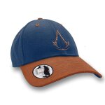 Abystyle - assassin's creed casquette bleu & orange crest mirage